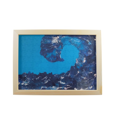 The Wave Large 100-Piece Puzzle Frame 12.5"x 9.5"