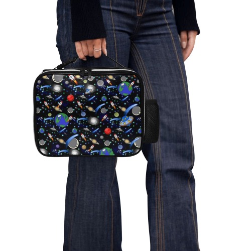 Galaxy Universe PU Leather Lunch Bag (Model 1723)