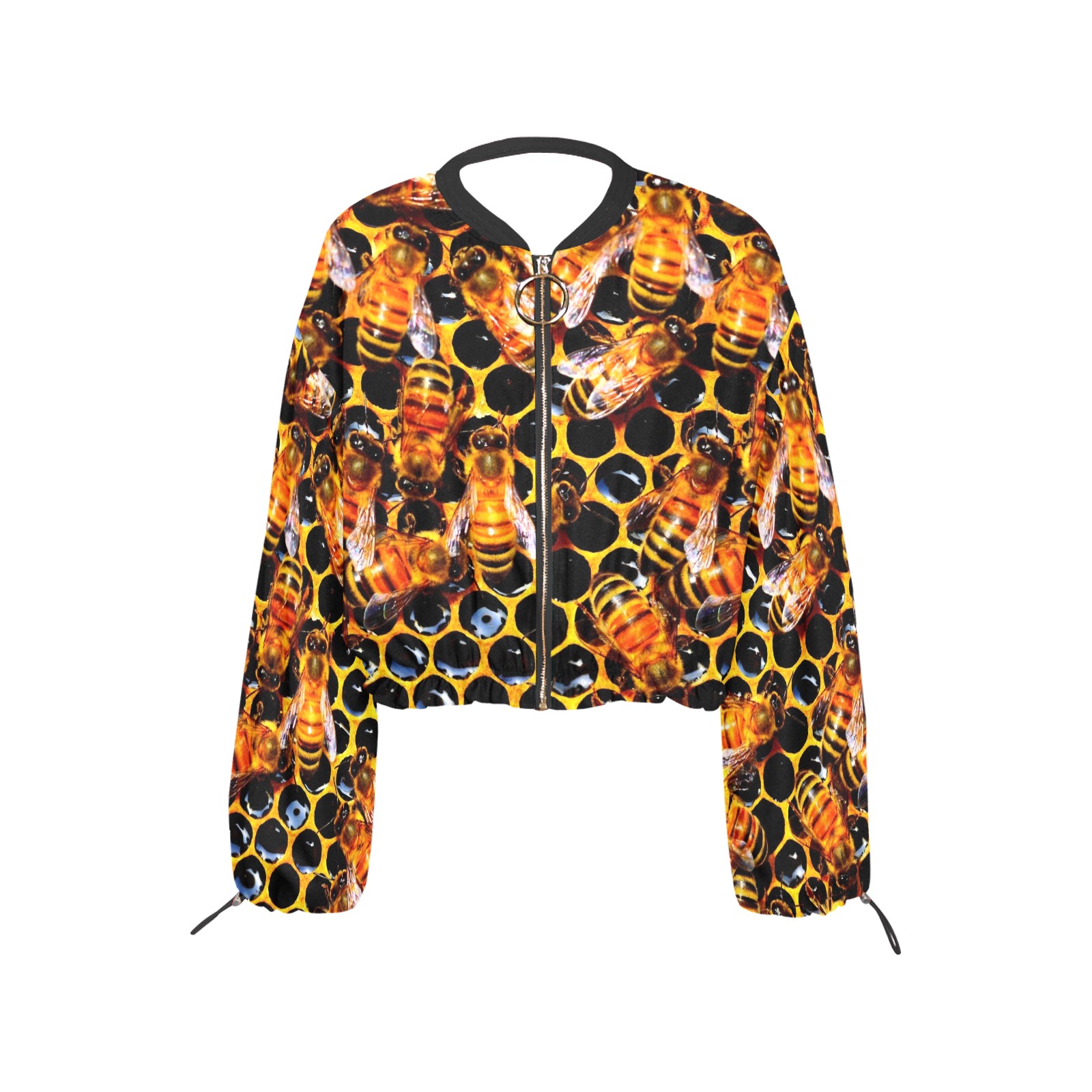 BEES Cropped Chiffon Jacket for Women (Model H30)