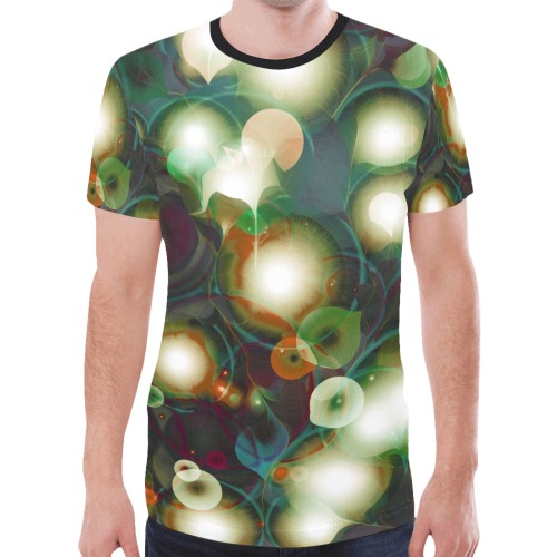 melting bubbles8 New All Over Print T-shirt for Men (Model T45)