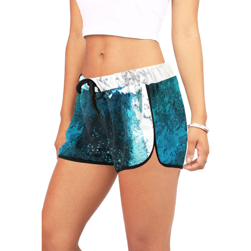 Ocean And Beach Women's All Over Print Relaxed Shorts (Model L19)