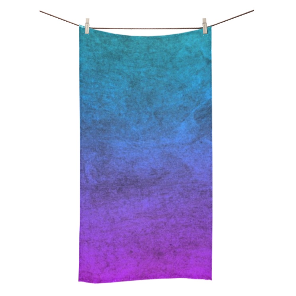 Teal - Purple Bath Towel 30"x56"
