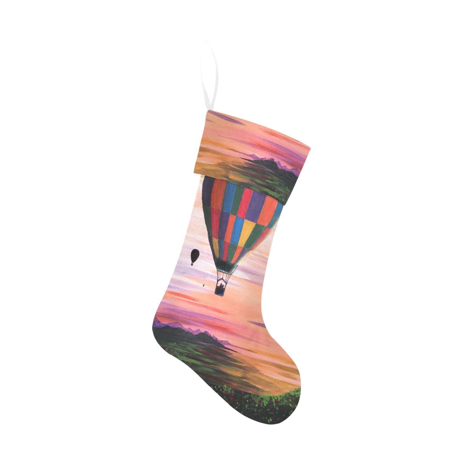 Hot Air Journey Christmas Stocking
