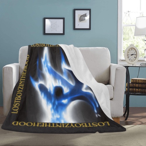 LOSTBOYZINTHEHOOD (4) Ultra-Soft Micro Fleece Blanket 60"x80"