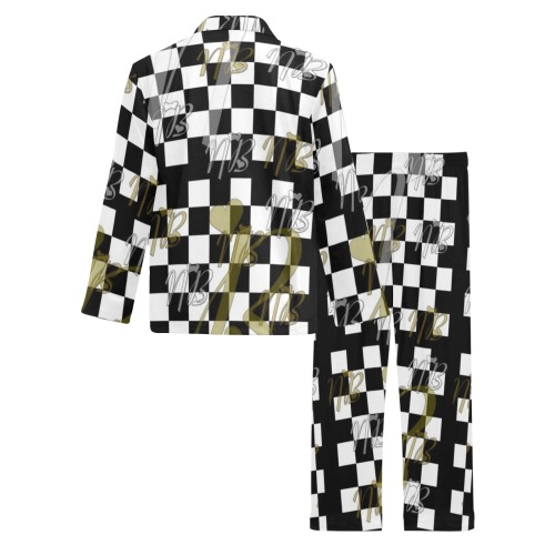NB Pop Art by Nico Bielow Men's V-Neck Long Pajama Set