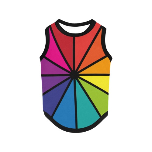 Wheel of Colour All Over Print Pet Tank Top