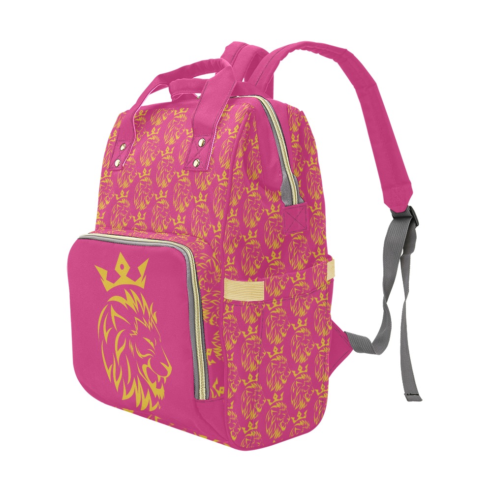 Freeman Empire Diaper Bag (Pink) Multi-Function Diaper Backpack/Diaper Bag (Model 1688)