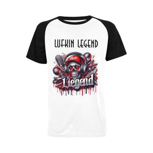 Legend/CINAMADIC Front & Back T Shirt Men's Raglan T-shirt (USA Size) (Model T11)