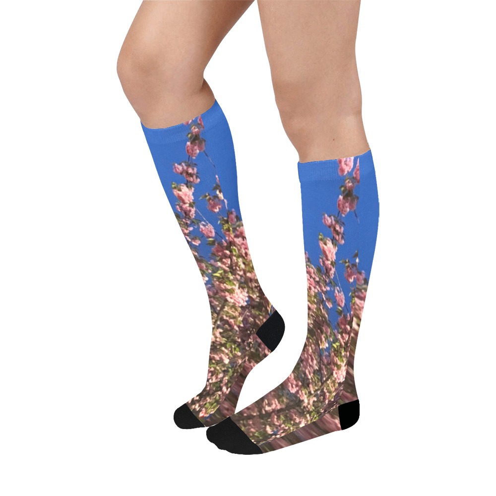 Cherry Tree Collection Over-The-Calf Socks