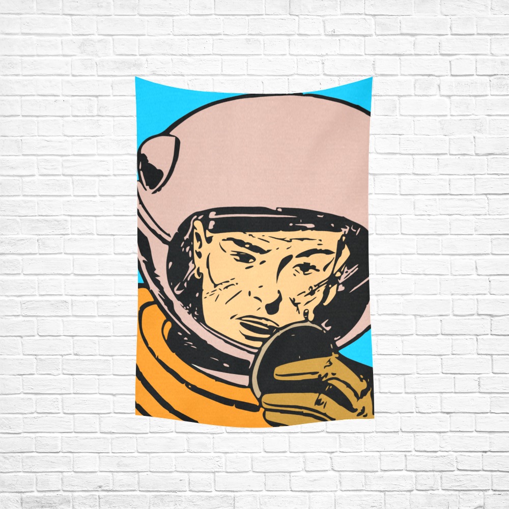 astronaut Cotton Linen Wall Tapestry 40"x 60"