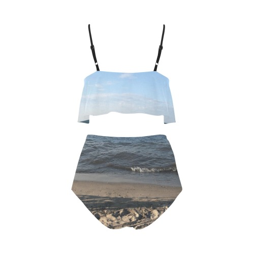 Beach Collection High Waisted Ruffle Bikini Set (Model S13)