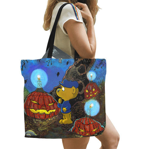 Ferald and The Rotten Pumpkins All Over Print Canvas Tote Bag/Large (Model 1699)