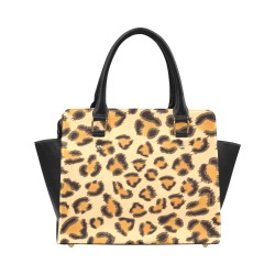 Leopard Print Classic Shoulder Handbag (Model 1653)