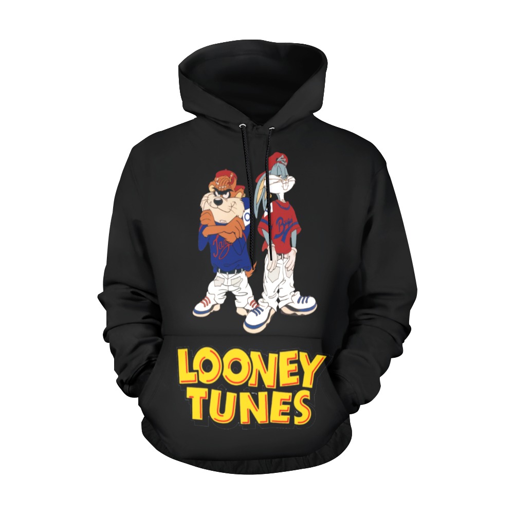 Loony Tunes Gangsta All Over Print Hoodie for Men (USA Size) (Model H13)