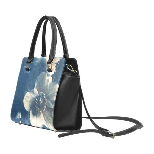 shoulder bag with cyanotype Rivet Shoulder Handbag (Model 1645)