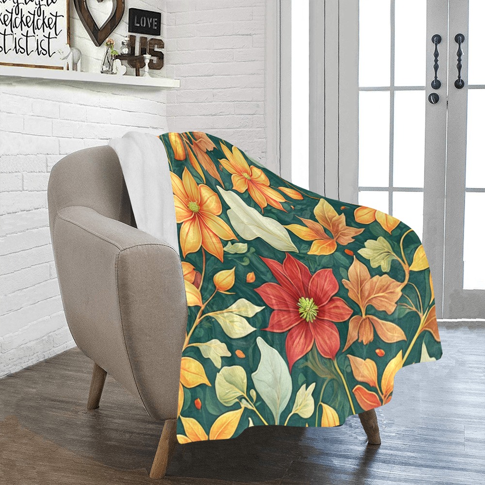 Fabulous Florals 9 Ultra-Soft Micro Fleece Blanket 40"x50"