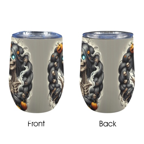 halloween_efChannel27 12oz Wine Tumbler