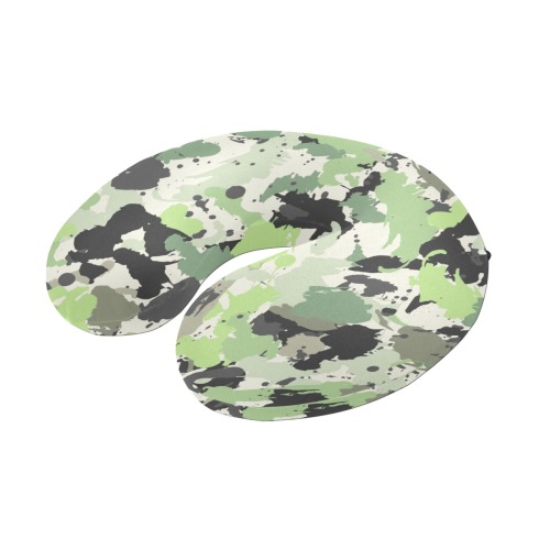 Modern camouflaged texture_01 U-Shape Travel Pillow