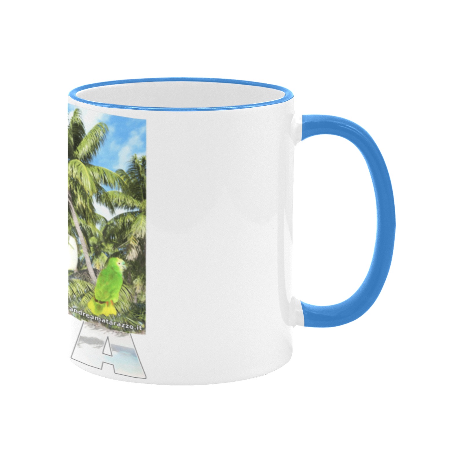 Aloha 01 Custom Edge Color Mug (11oz)