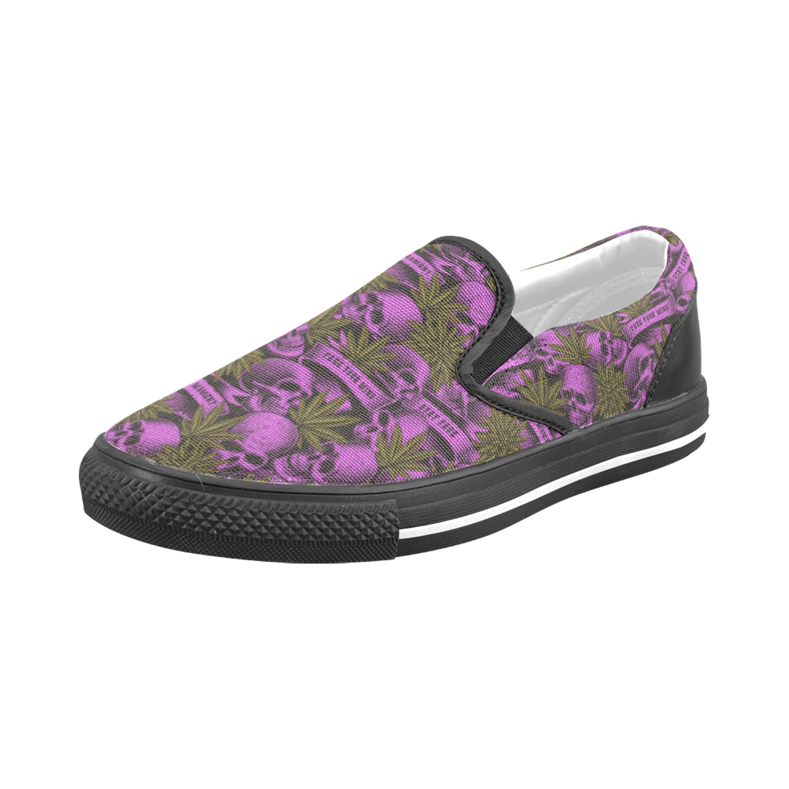 Maui Men's Slip-on Canvas Shoes (Model 019)