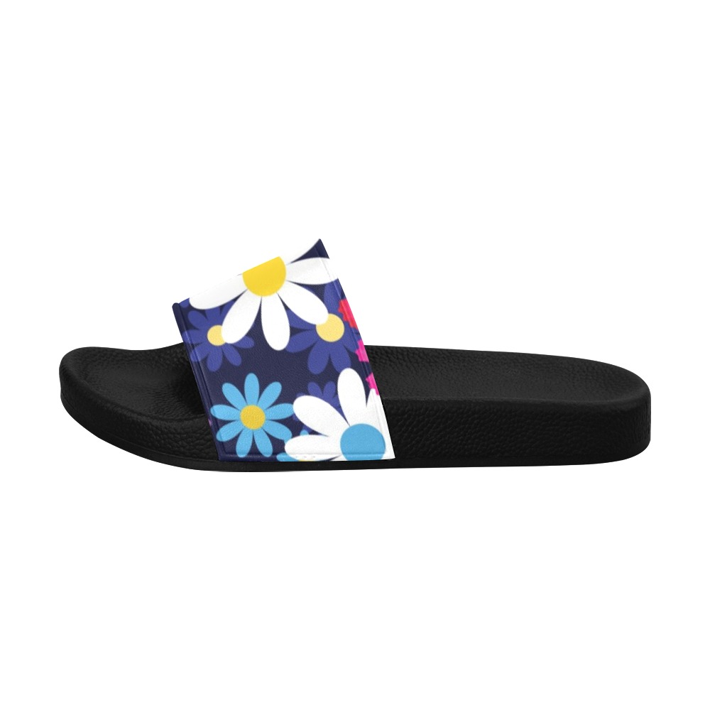 Hippy Flower Power #2 Women's Slide Sandals (Model 057)