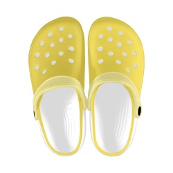 Yellow Mellow Custom Print Foam Clogs for Adults