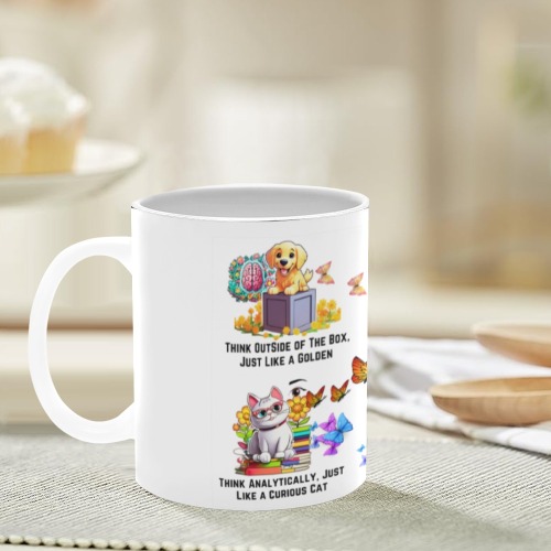 PawSkill™ Mug of Mindful Solutions White Mug(11OZ)