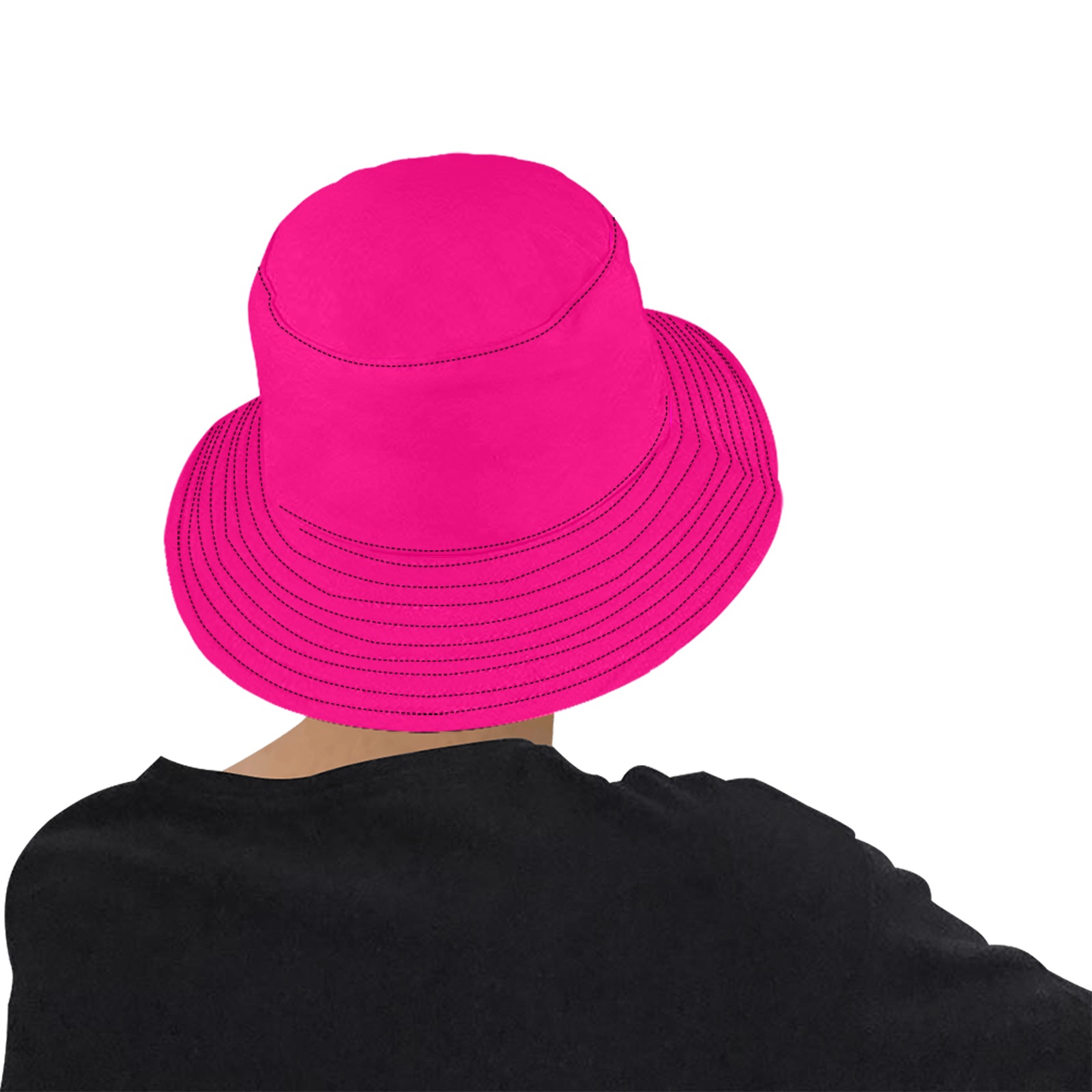 Deep Pink Fuchsia UBH Unisex Summer Bucket Hat