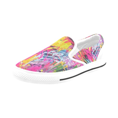 Wondering Women's Slip-on Canvas Shoes (Model 019)