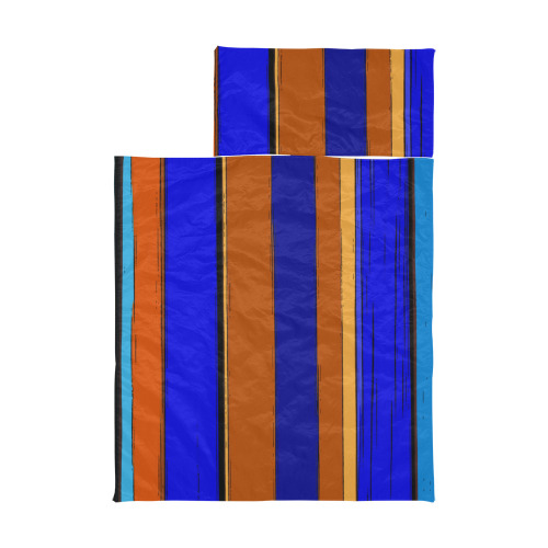 Abstract Blue And Orange 930 Kids' Sleeping Bag
