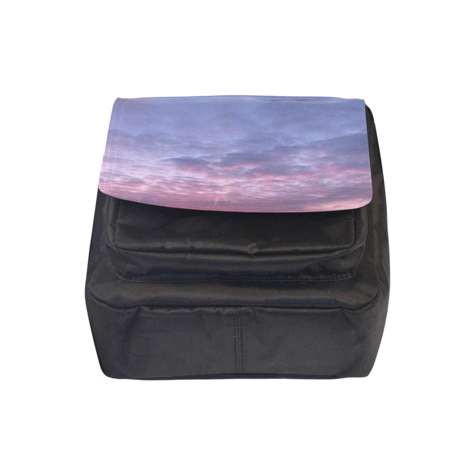 Morning Purple Sunrise Collection Crossbody Nylon Bags (Model 1633)
