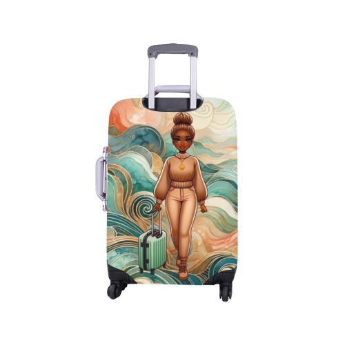 Peachy Explorer Luggage Cover Luggage Cover/Small 18"-21"