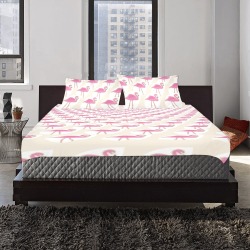 Flamingos 3-Piece Bedding Set