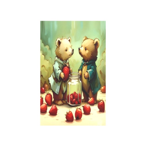 Little Bears 8 Art Print 7‘’x10‘’