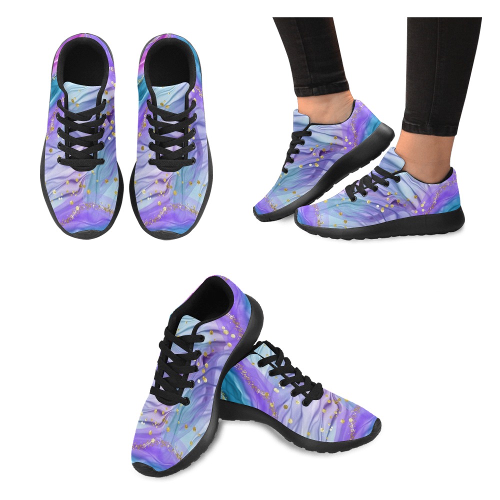 Colorful Ribbon Women’s Running Shoes (Model 020)