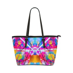 art o Leather Tote Bag/Large (Model 1651)