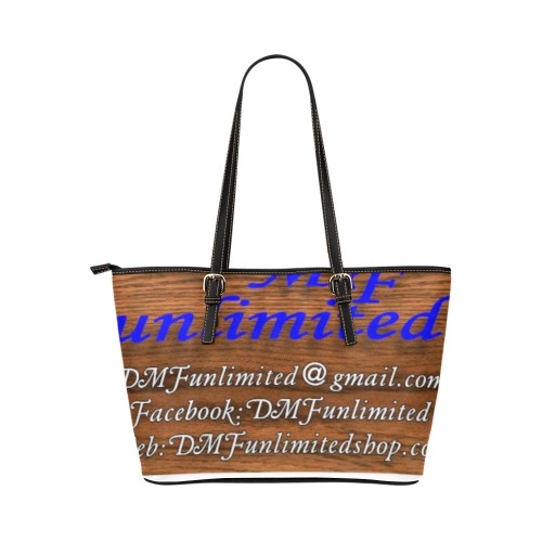 DMFunlimited Leather Tote Bag/Large (Model 1651)