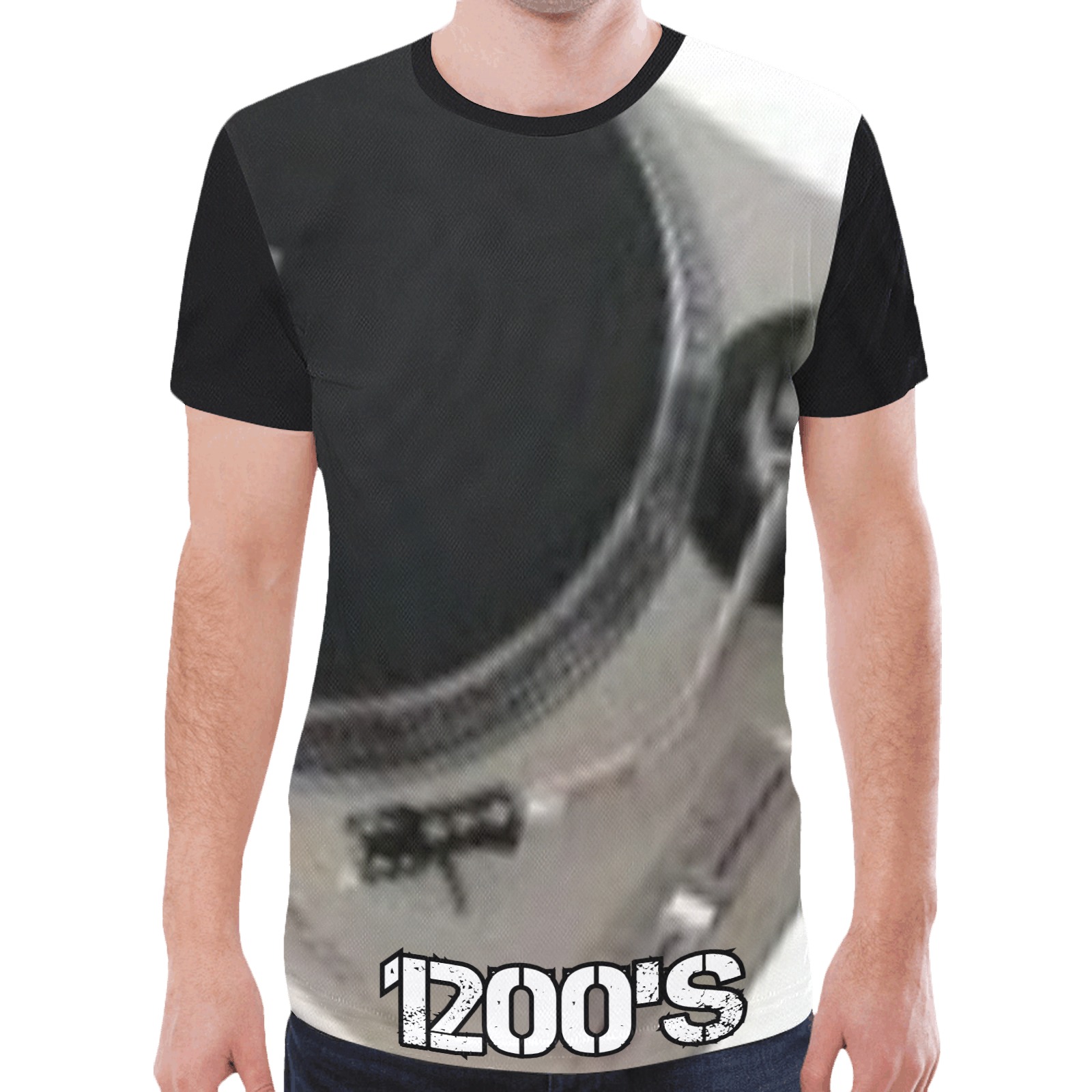 technics1200'S New All Over Print T-shirt for Men (Model T45)