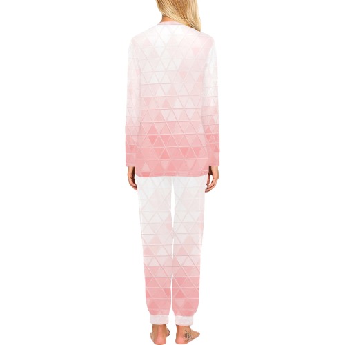 mosaic triangle 30 Women's All Over Print Pajama Set