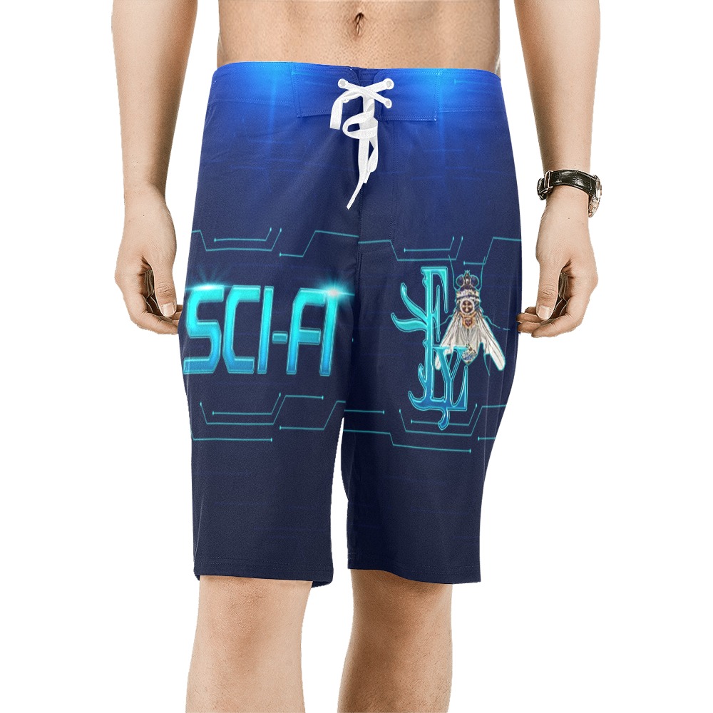 Sci Fi Collectable Fly Men's All Over Print Board Shorts (Model L16)