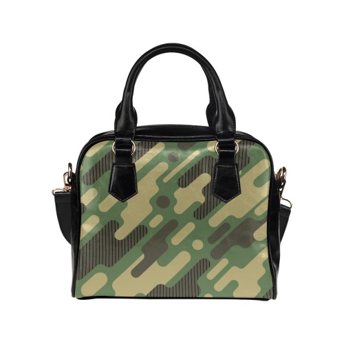 Camo pixel handbag Shoulder Handbag (Model 1634)