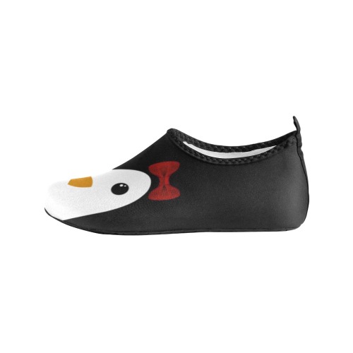 Penguin Kawaii Style Girl Kids' Slip-On Water Shoes (Model 056)