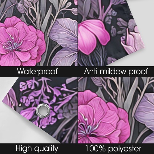 Fabulous Florals 40 Shower Curtain 66"x72"