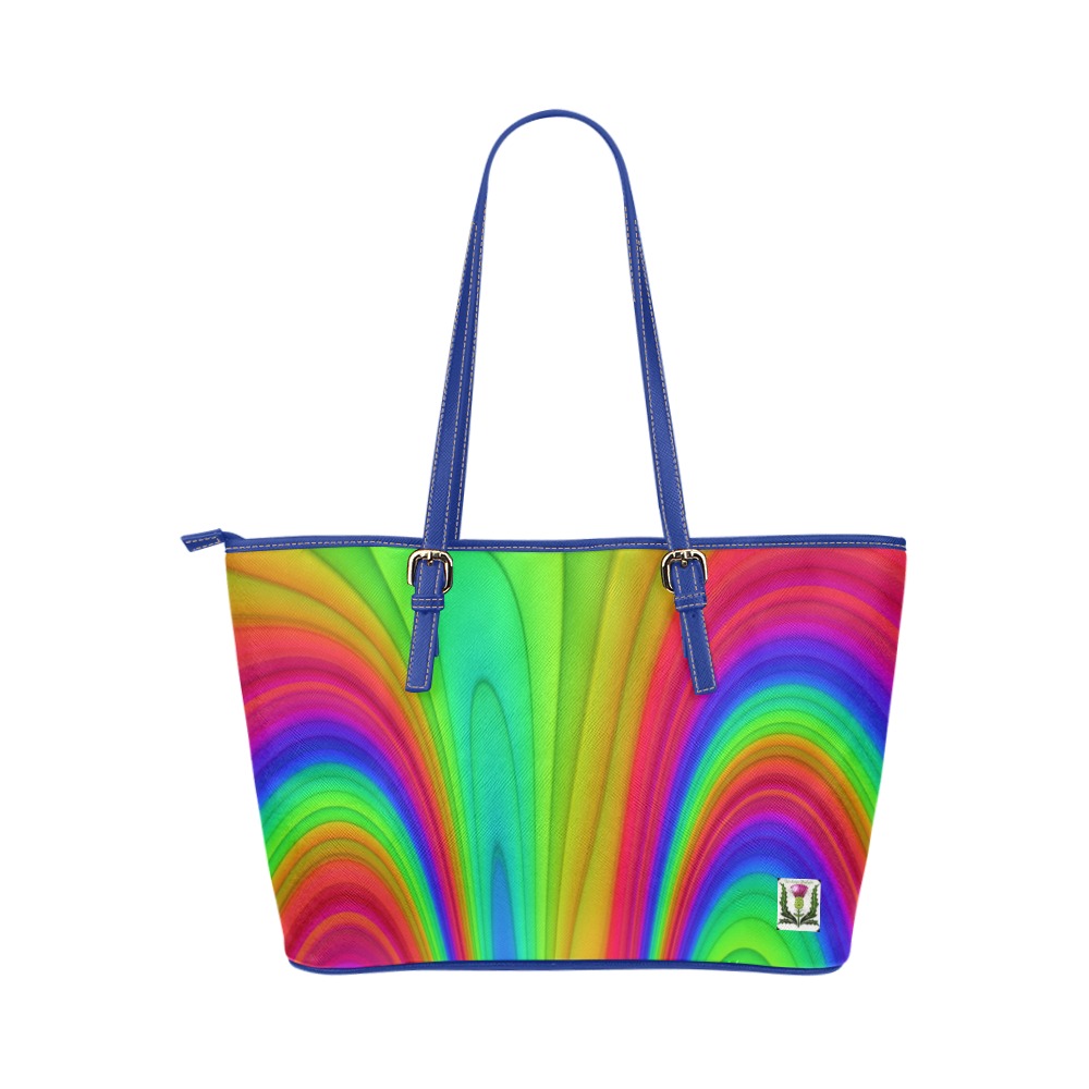 Fairlings Delight's Rainbow Collection- 53086I6 Leather Tote Bag/Large (Model 1651)
