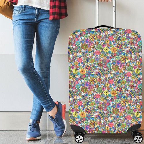 Cosmic Explosion Luggage Cover/Large 26"-28"