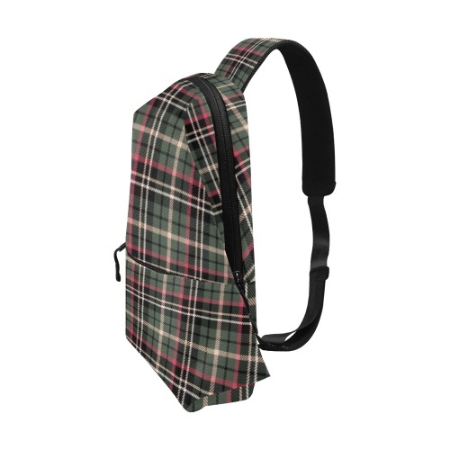 Classic Plaid Chest Bag (Model 1678)