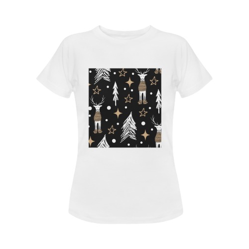 Reindeers Women's Classic T-Shirt (Model T17）