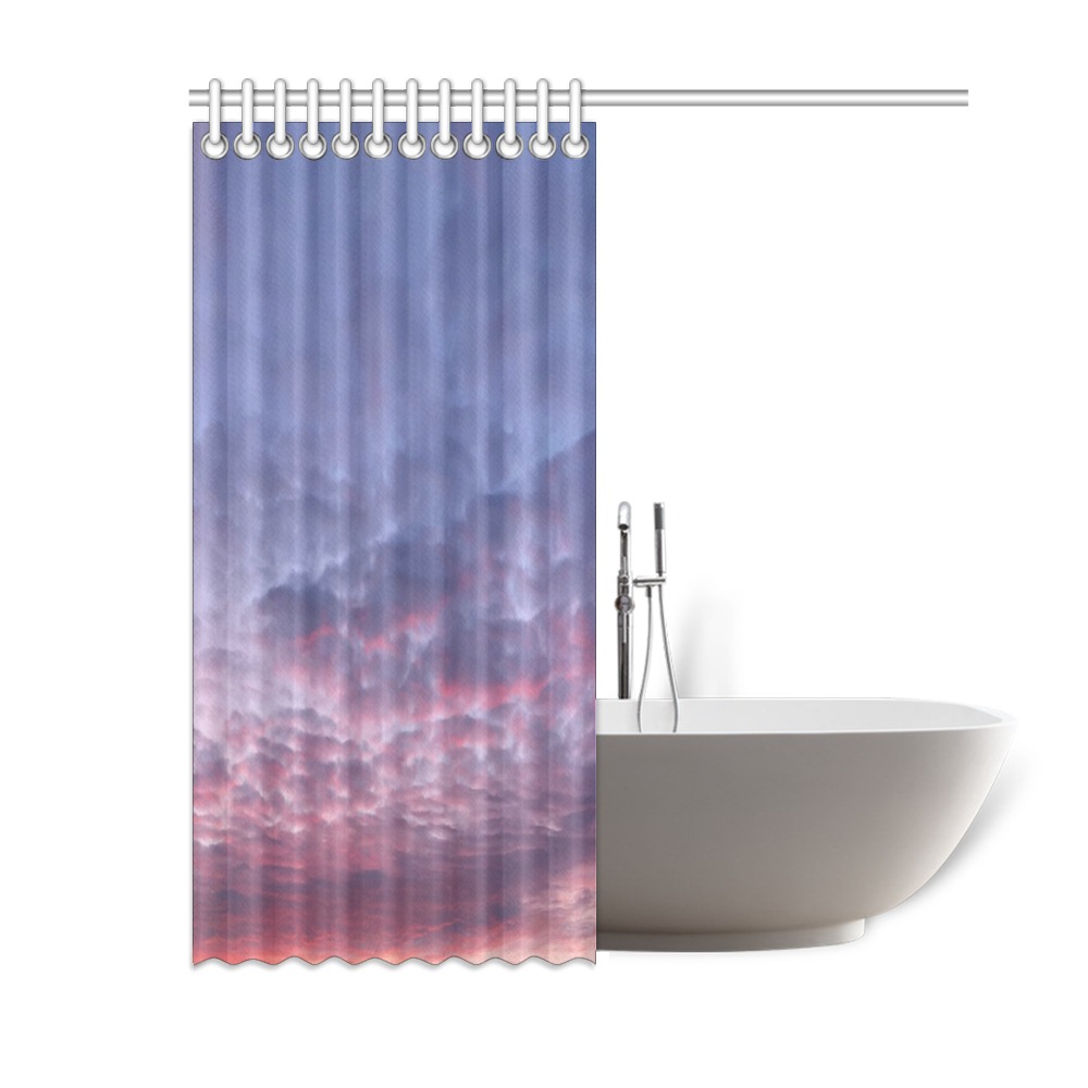 Morning Purple Sunrise Collection Shower Curtain 60"x72"