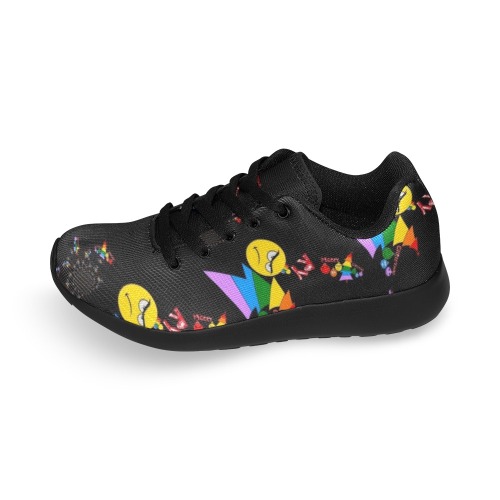 Rainbow Christmas by Nico Bielow Men’s Running Shoes (Model 020)