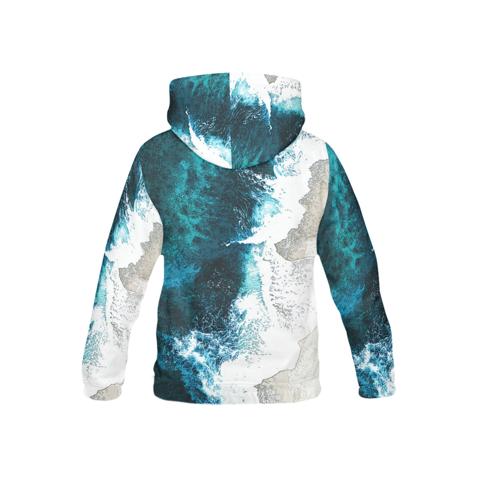Ocean And Beach All Over Print Hoodie for Kid (USA Size) (Model H13)